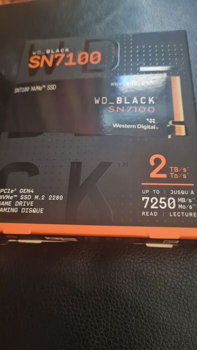 Wd black 7100 2tb SSD Gen4 PCIe,