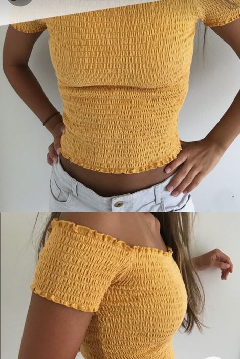 Кроп топ кофта майка в наличии  розовый б/у