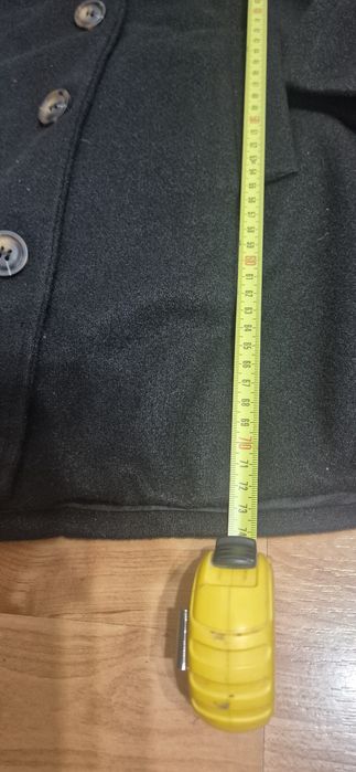 Palton elegant negru S