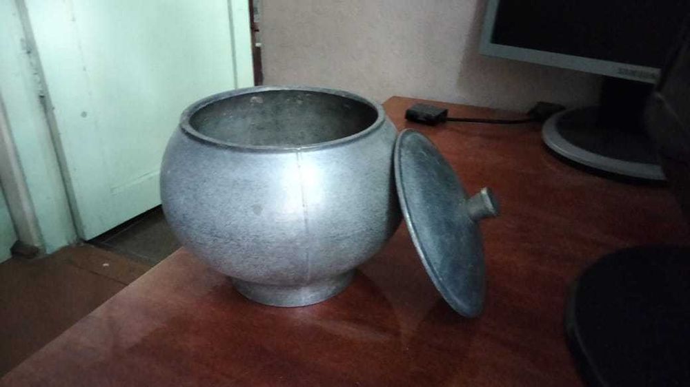 Чугунок алюминиевый 3 литра, новый.