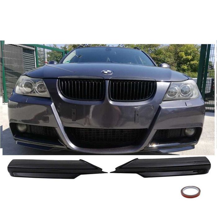 Splitter fata BMW E90 2005-2008 model M-tech Negru Lucios