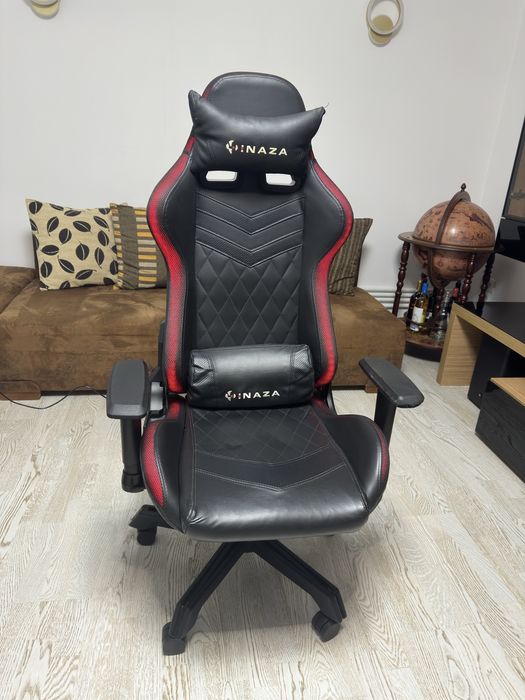 Scaun gaming Inaza Rainbow RGB, negru