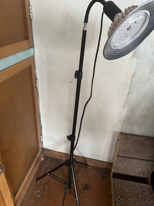 LED лампа для рассады на штативе 50w
