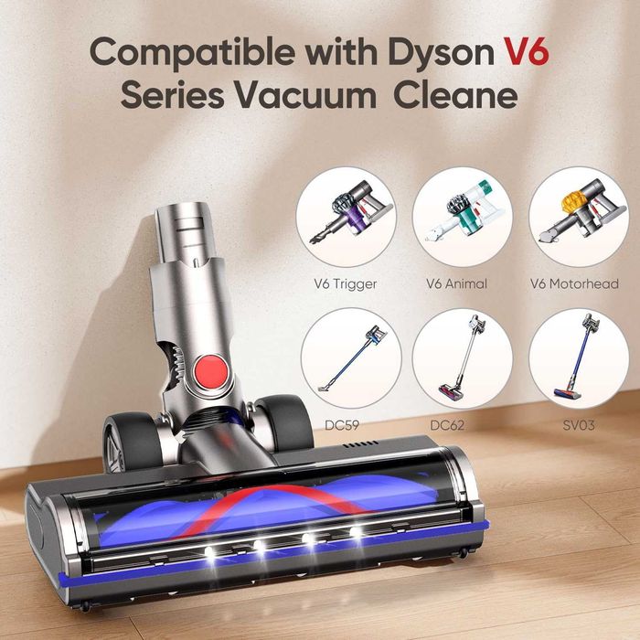 Глава за четка, съвместима с прахосмукачки Dyson