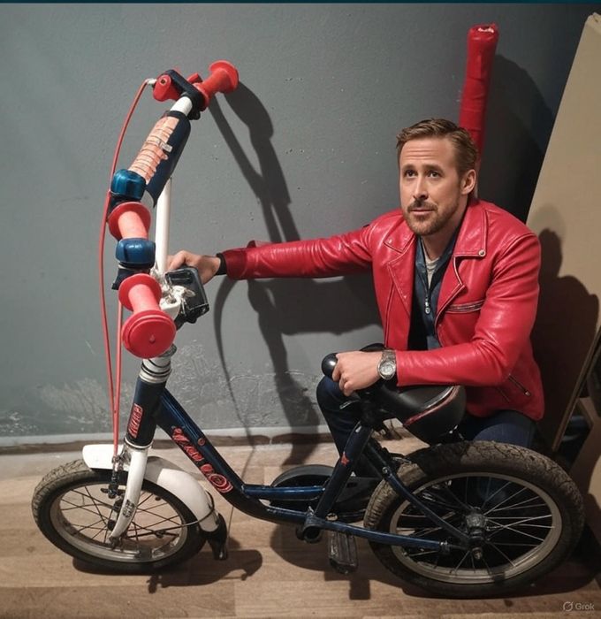 Велосипед детский с ручным тормозом