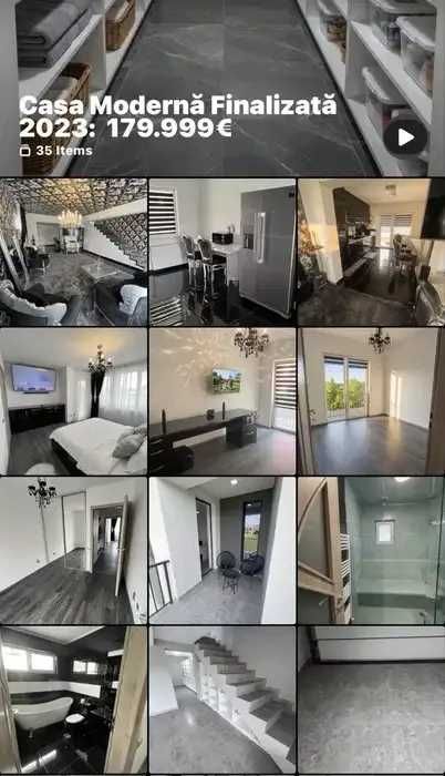 Casă Modernă – Cel Mai Mic Pret din Floresti (CLUJ) – Curte + Garaj – Mutare Rapidă pe Teilor