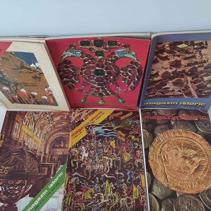 Colectie reviste Magazin istoric, 1975, 1976, 1977, stare foarte buna