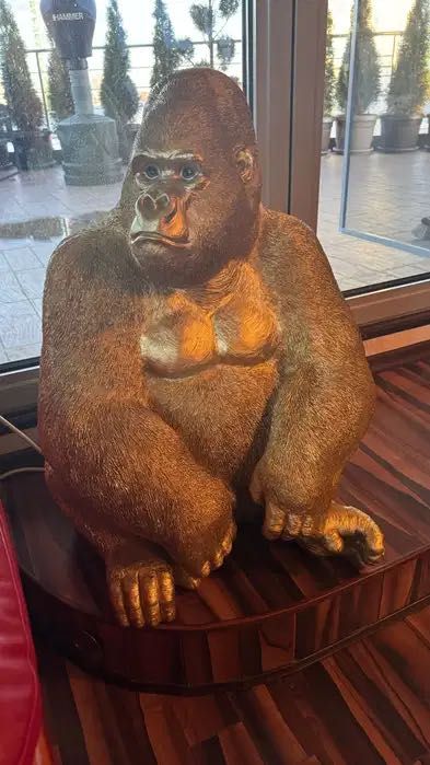 Луксозна деко фигура Горила голяма