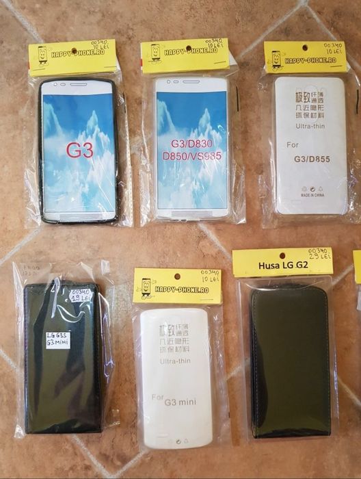 5 buc la 20 lei  Husa lg g2 g3 g4 silicon si flip carte