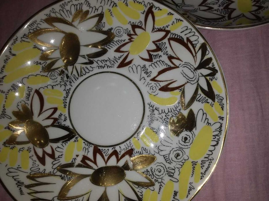 Маленькие тарелочки от ленинградского сервиза. Новые.