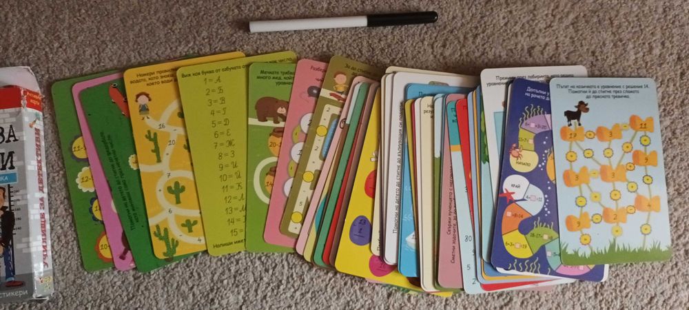 Детски карти Клевър бук, над 5 години -2 комплекта