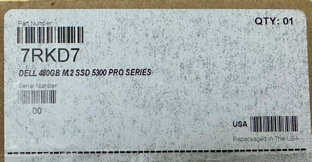 Vand Dell SSD 7RKD7 M2 480GB