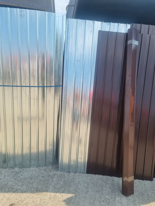 Tablă cutată zincată