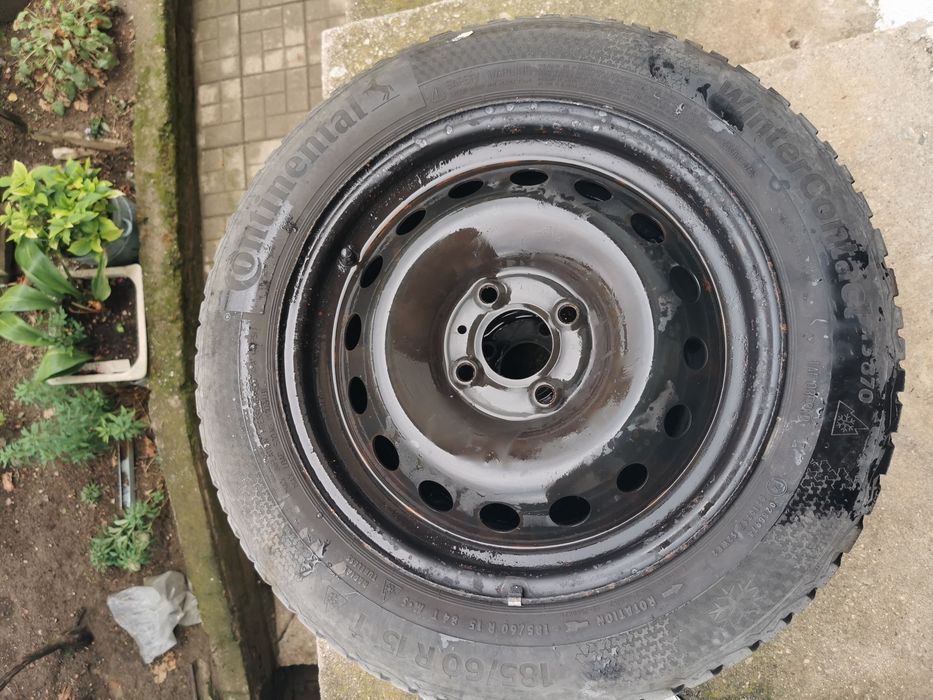 3 зимни гуми с джанти – 185/60 R15
