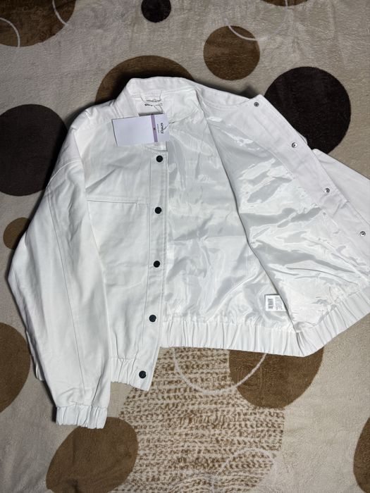 Jacheta Denim alba sinsay