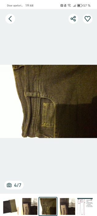 Zeres pantaloni Jeans damă XL