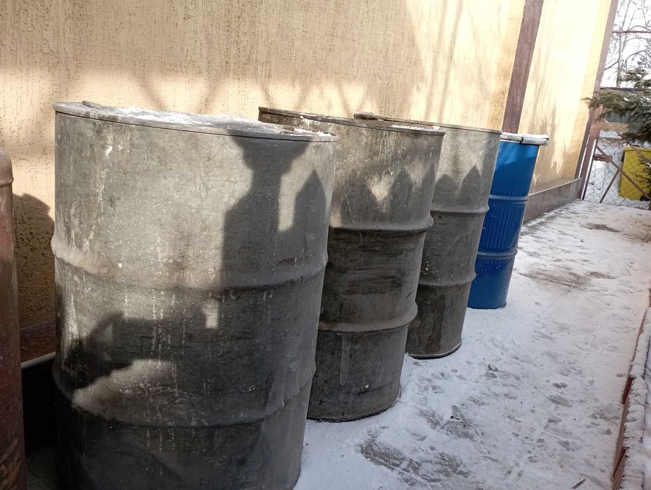 Оцинкованные бочки, 200 л.