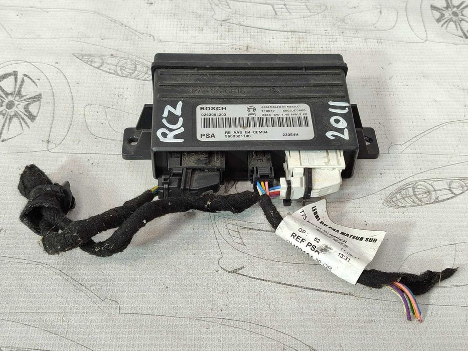 Modul asistență parcare Peugeot RCZ COD: 9663821780 2011 / [2010-2015] / (5G3)