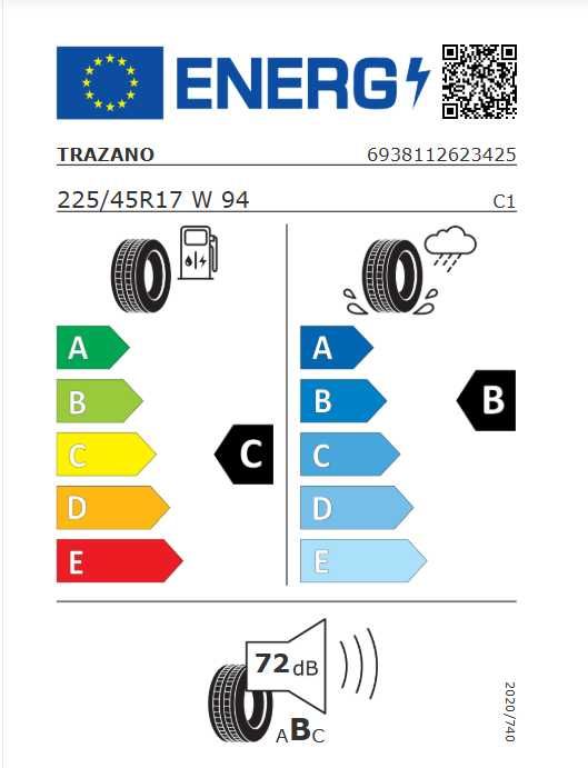 Летни гуми TRAZANO 225 45 17