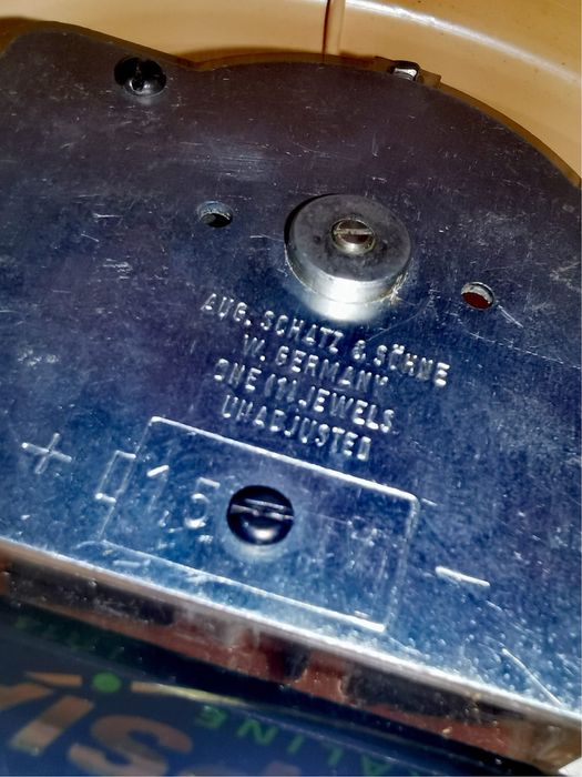 Антикварен часовник торсионен с махало за Шатц и Синове барок позлата