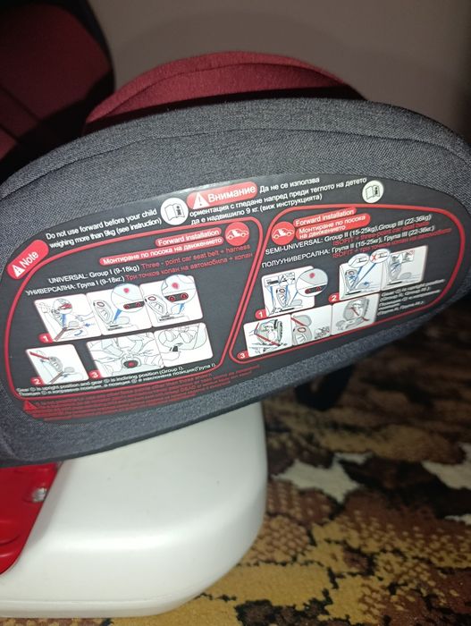 Scaun auto isofix 360