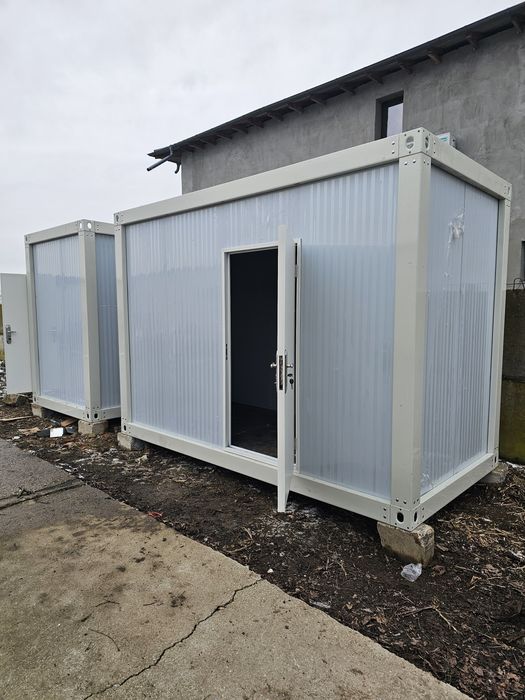 Container modular de vanzare, organizare santier, birou, depozit