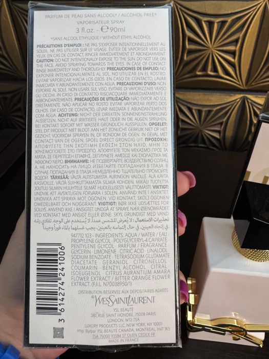 YSL Libre PARFUM de PEAU L’EAU NUE 90ml, nou, parfum fara alcool, orig