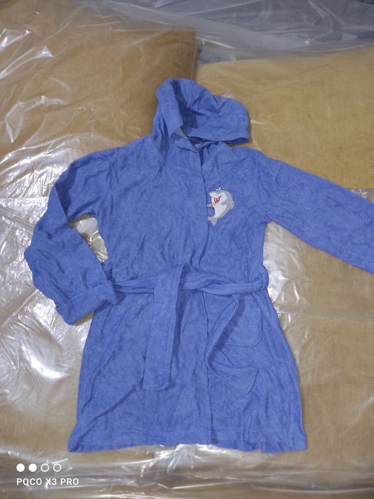 Банный халат детский