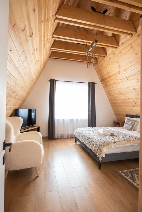 Cabana A frame cu ciubar Timber Loft Toplita