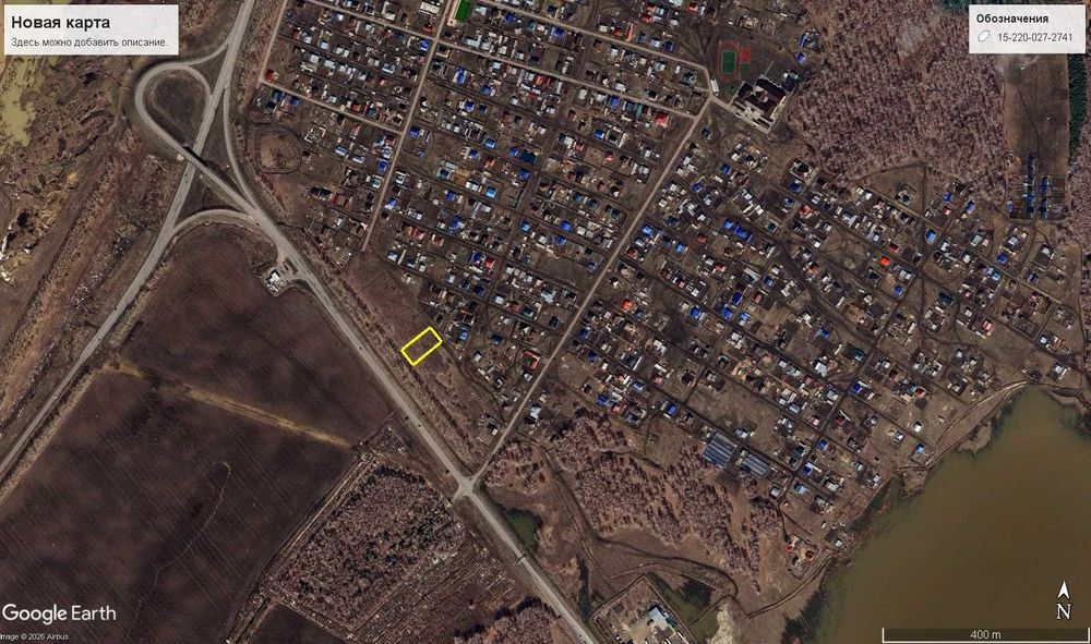 Продам земельный участок 25 соток в с. Бесколь (р-н Санта-Барбара)