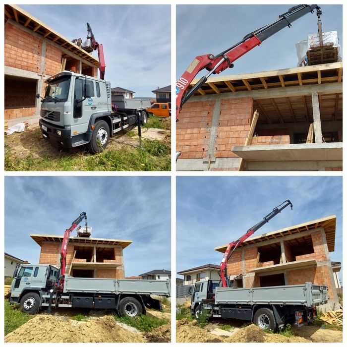 #Transport #Camion cu macara #Camion basculant