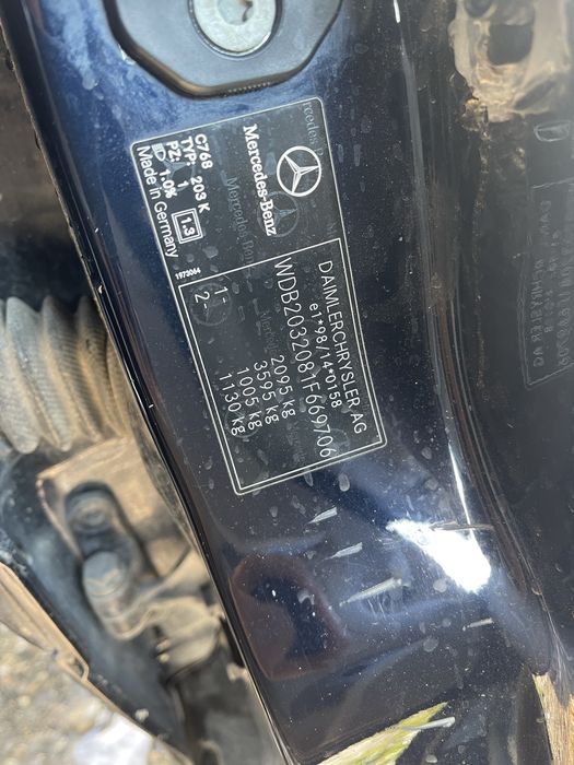 Mercedes w203 2.2 150 на части