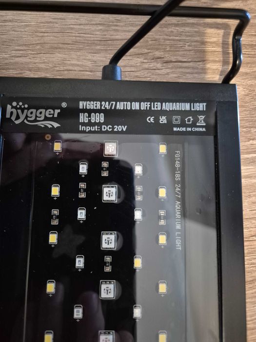 Lampa acvariu Hygger, 18 W, 45 cm