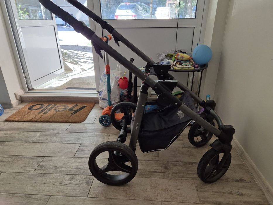 Бебешка количка BEBETTO  2в1 Nico Plus – сива/зелена
Продавам бе