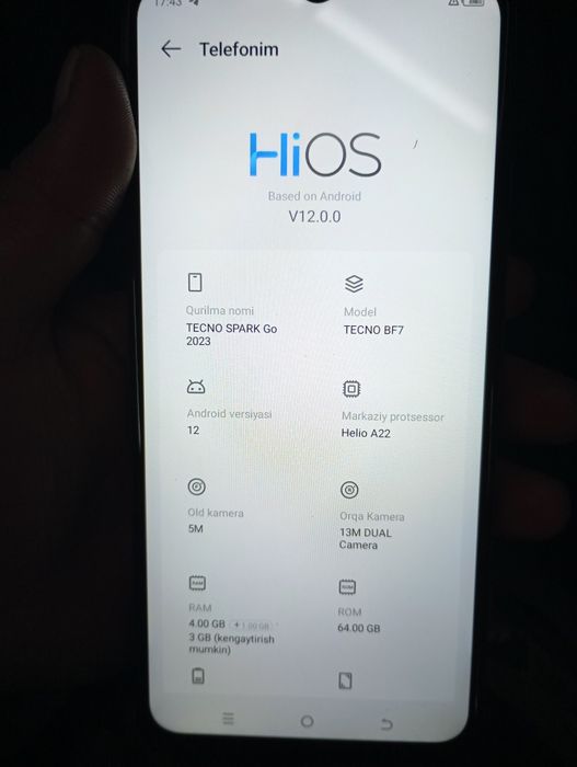 Technov sipar xolati zor