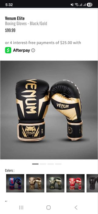 Venum Elite Перчатки и Защита для голени