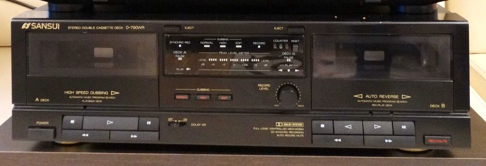 Dublu Casetofon Deck Sansui D-790WR