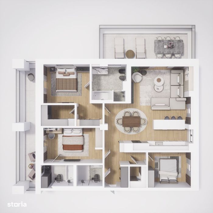 Penthouse Premium | Vedere la munte | Smart Home | 2 Parcari subterane