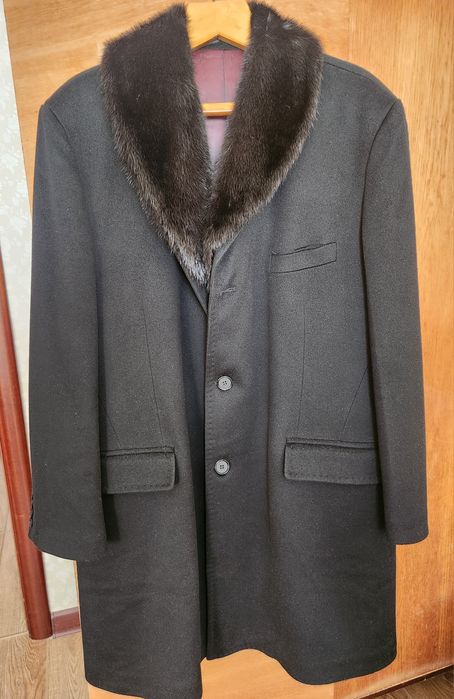 Пальто мужское черный