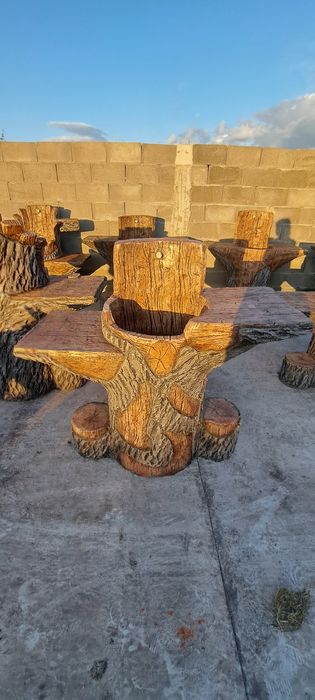 Мивка от щампован бетон