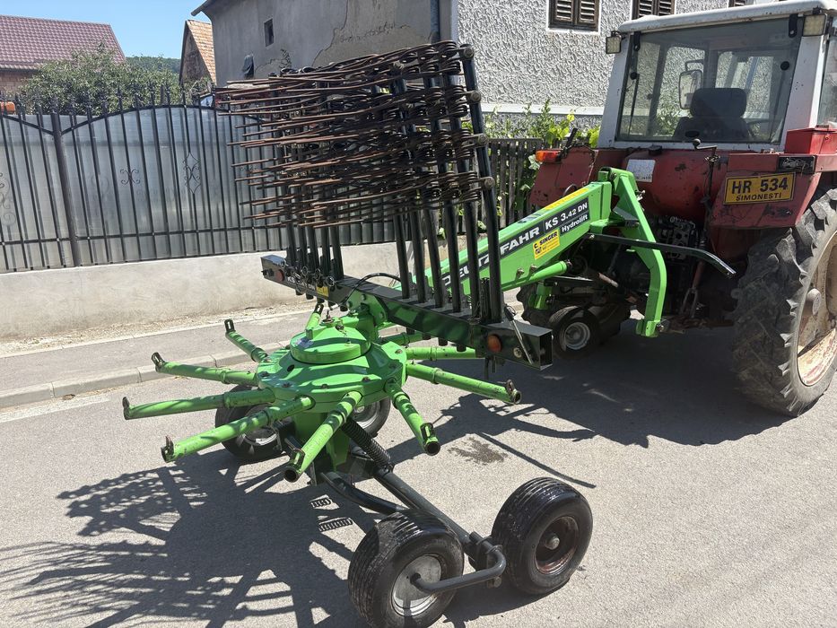 Grebla dupa tractor