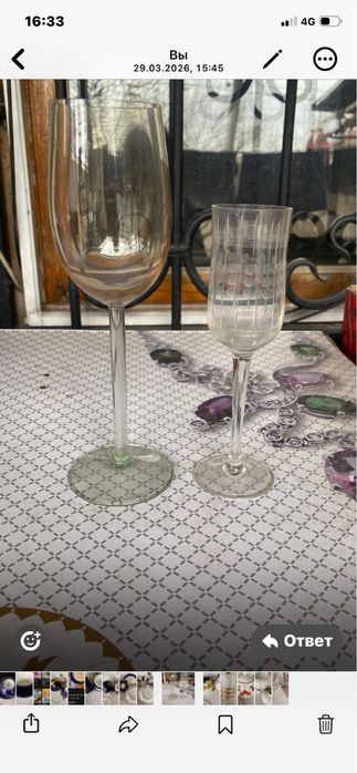 Стаканы и рюмки сср