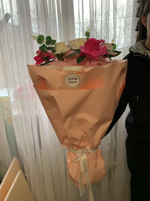 Букет роз мыльные