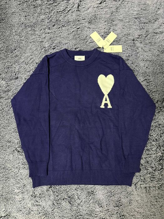 Pulover Ami Paris Albastru