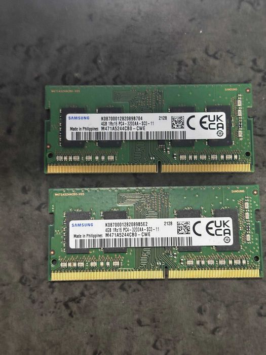 Оперативная память Samsung 8GB (2×4GB) DDR4 3200MHz SO-DIMM RAM