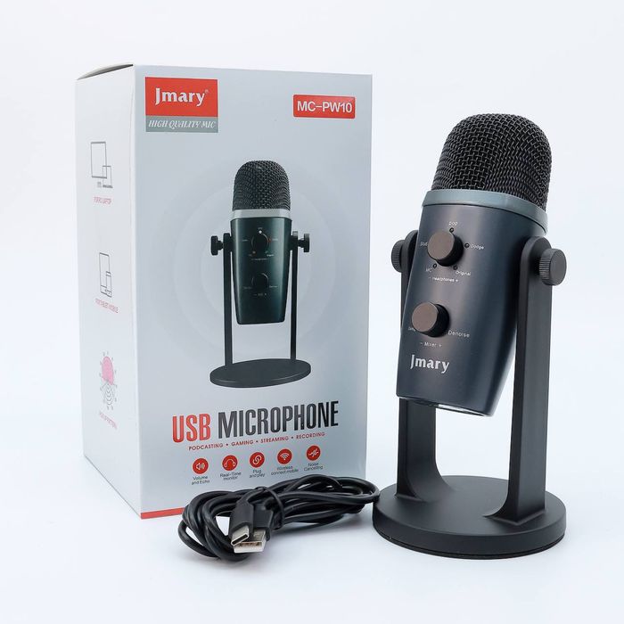 USB-микрофон JMARY MC PW / Доставка 24/7