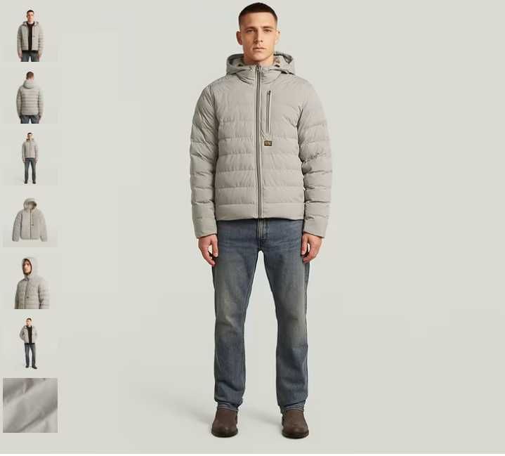 G-star foundation hooded qke