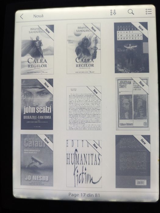 EBook Reader Cybook Odyssey, HD FrontLight 700 carti best sellers