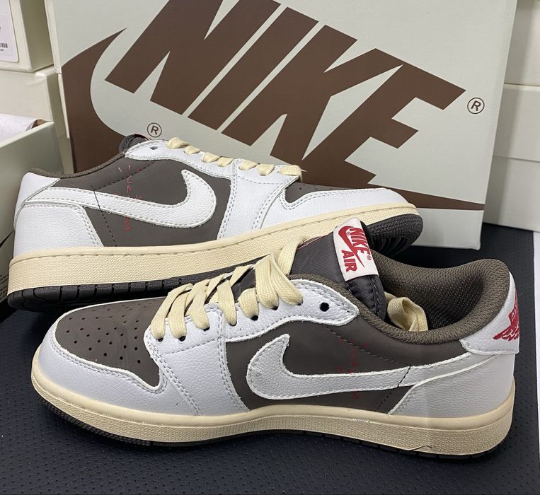 Mocha Jordan 1 Retro Low OG SP Travis Scott Reverse Mocha - Made Vietnam -