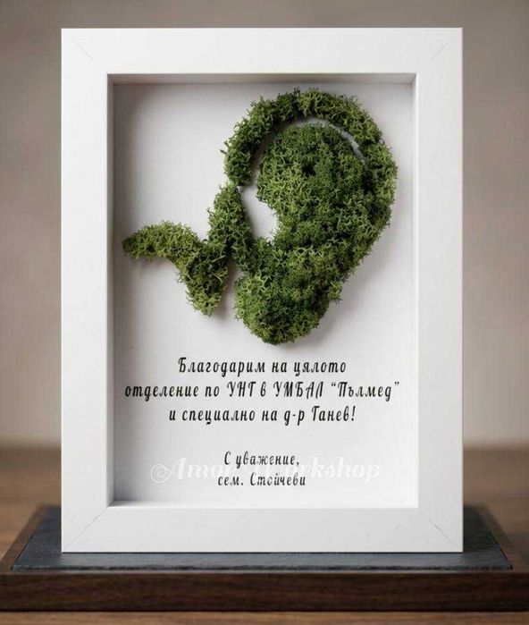 НАЛИЧНА Подарък за учител, доктор, унг, ветеринар, дипломиране 13х18см